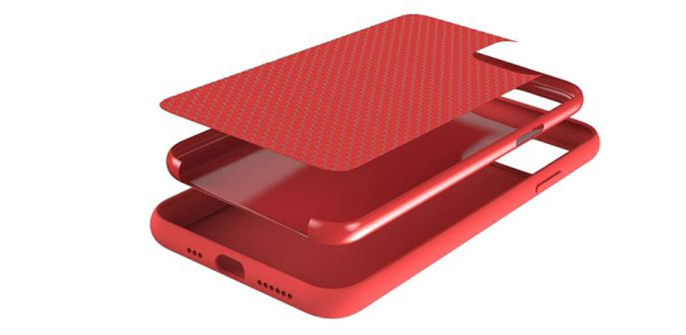 Чехол-накладка-Devia-Nature-Series-Silicone-Case-для-iPhone-11-Pro,-силикон,-красный-баннер